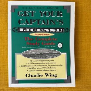 Get Your Captain's License Study Guide Second Edition by Charlie Wing